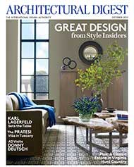 Architectural Digest Aug 2011 Issue Front Cover