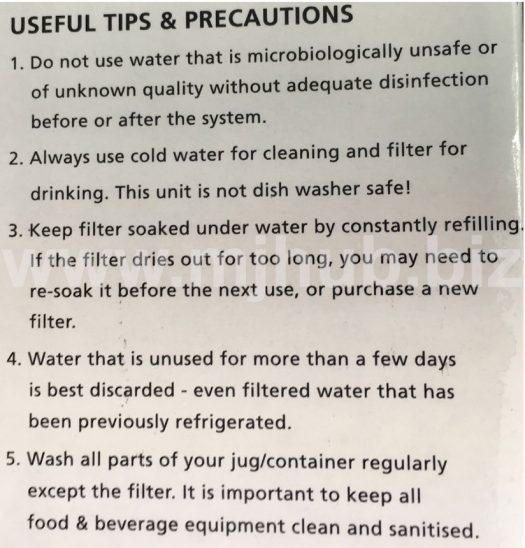 Advante H2O Junior Replacement Filter