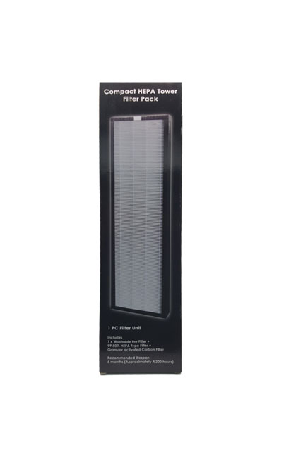 Compact HEPA Tower Filter Pack For AirVita 400
