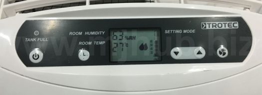 TROTEC AIR DEHUMIDIFIER TTK0100E
