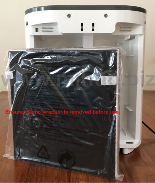 Compact TRUE HEPA Air Purifier with built-in negative ionizer Model : AirVita 200